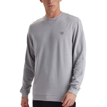 JBS of Denmark Badge Crew Neck Sweatshirt Lysgrå 3XL Herre