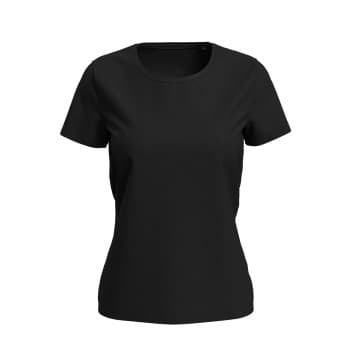 Stedman Stedman Women Lux T Svart bomull 3XL Dame