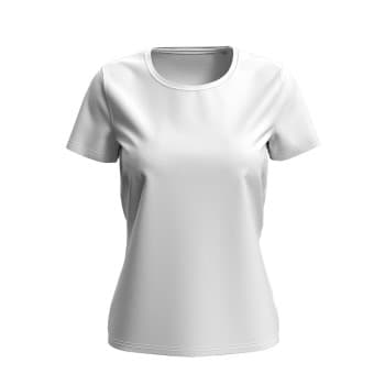 Stedman Stedman Women Lux T Hvit bomull 3XL Dame