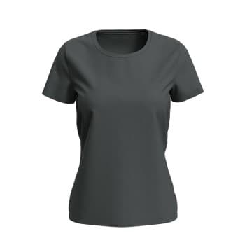 Stedman Women Lux T Grå/mørkgrå bomull XX-Large Dame