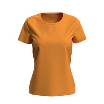 Stedman Stedman Women Lux T Oransje bomull XX-Large Dame