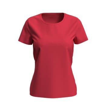 Stedman Stedman Women Lux T Rød bomull XX-Large Dame