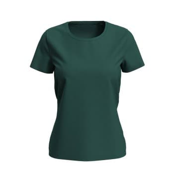 Stedman Stedman Women Lux T Mørkgrørnn bomull XX-Large Dame