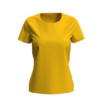 Stedman Women Lux T Sennepsgul bomull XX-Large Dame