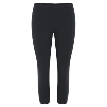 Decoy Decoy Capri Leggings Svart økologisk bomull Small Dame