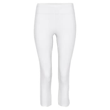 Decoy Decoy Capri Leggings Hvit økologisk bomull Small Dame