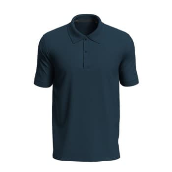 Stedman Henry Polo Short Sleeve Marine bomull XX-Large Herre