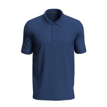Stedman Henry Polo Short Sleeve Mørkblå bomull XX-Large Herre
