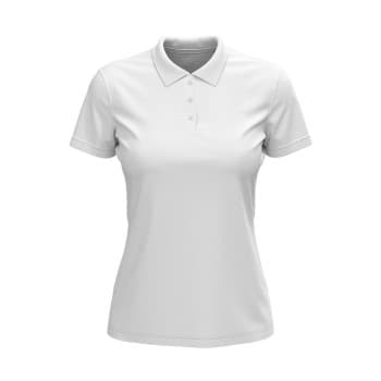 Stedman Lux Short Sleeve Polo For Women Hvit bomull 3XL Dame