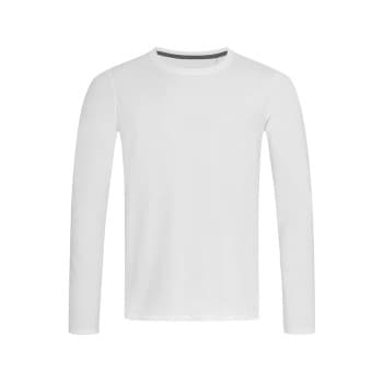Stedman Clive Long Sleeve Hvit ringspunnet bomull XX-Large Herre