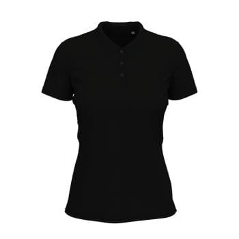 Stedman Claire Short Sleeve Polo Svart ringspunnet bomull XX-Large Dame