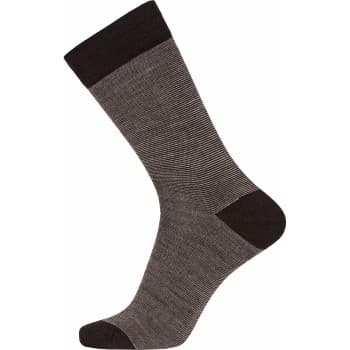Egtved Egtved Strømper Twin Wool Cotton Sock Mørkbrun Str 45/48