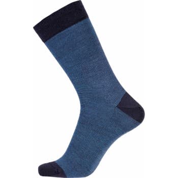 Egtved Egtved Strømper Twin Wool Cotton Sock Blå Str 45/48
