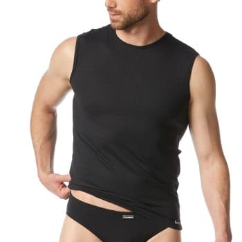 Bruno Banani Bruno Banani Check Line 2 0 Tanktop Svart polyamid XX-Large Herre