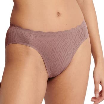 Sloggi Truser ZERO Feel Bliss High Leg Brief Brun X-Small Dame