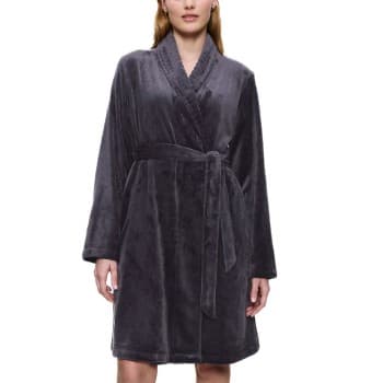 Triumph Triumph Fleece Robe Mørkgrå polyester 36-38 Dame
