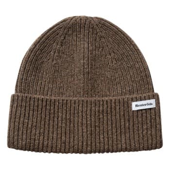 Resteröds Resteröds Wool Beanie Mørkbrun ull One Size