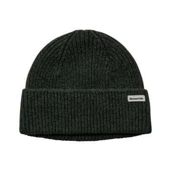 Resteröds Resteröds Wool Beanie Mørkgrørnn ull One Size