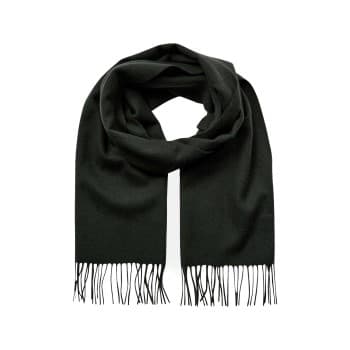 Resteröds Wool Scarf Mørkgrørnn ull One Size Herre