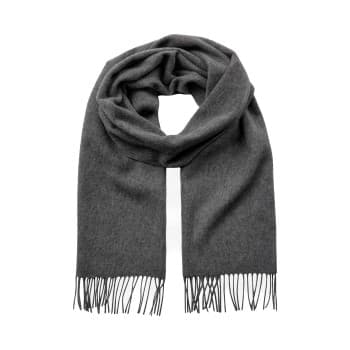 Resteröds Resteröds Wool Scarf Grå ull One Size Herre