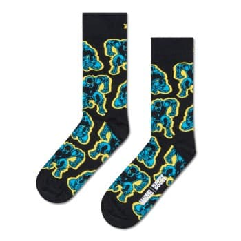 Happy Socks Happy socks Strømper Marvel Black Panther Sock Svart bomull Str 41/46
