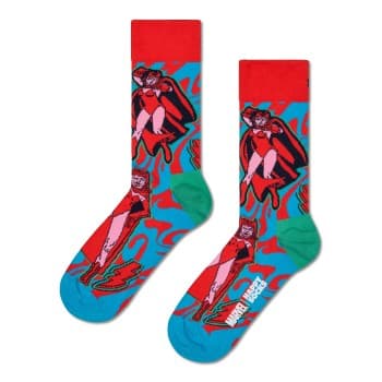 Happy Socks Happy socks Strømper Marvel Scarlet Witch Sock Rød bomull Str 41/46