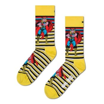 Happy Socks Happy socks Strømper Marvel Thor Sock Gul bomull Str 41/46