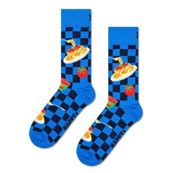 Happy Socks Happy socks Strømper Dinner Sock Blå bomull Str 41/46