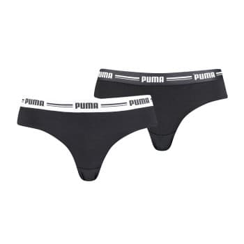Puma Truser 2P Logo Waistband Brazilian Svart Medium Dame