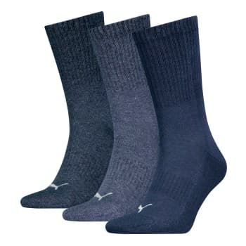 Puma Puma Strømper 3P Cushioned Next Crew Socks Marine Strl 35/39