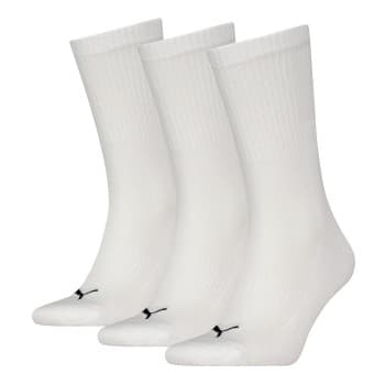 Puma Puma Strømper 3P Cushioned Next Crew Socks Hvit Strl 35/39