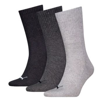 Puma Puma Strømper 3P Cushioned Next Crew Socks Grå Strl 35/39