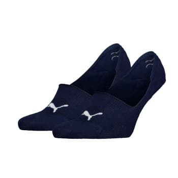 Puma Puma Strømper 2P Unisex Mid Cut Footie Socks Marine Str 35/38