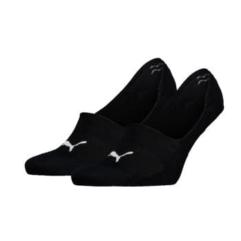 Puma Puma Strømper 2P Unisex Mid Cut Footie Socks Svart Str 35/38