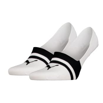 Puma Puma Strømper 2P Heriatge Mid Cut Footie Socks Hvit Str 43/46