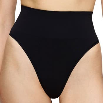 Triumph Truser 2P Soft Sculpt Bandeau Strings Svart 42 Dame