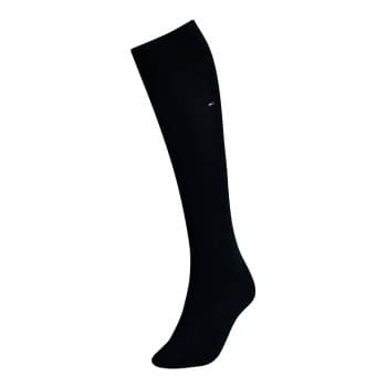 Tommy Hilfiger Strømper Women Cotton Knee High Sock Mørkblå bomull Str 35/38 Dame