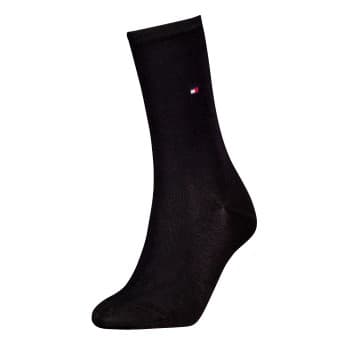 Tommy Hilfiger Strømper Women Premium Soft Silk Socks Svart Str 35/38 Dame