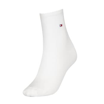 Tommy Hilfiger Strømper Women Premium Rib Short Socks Hvit Str 35/38 Dame