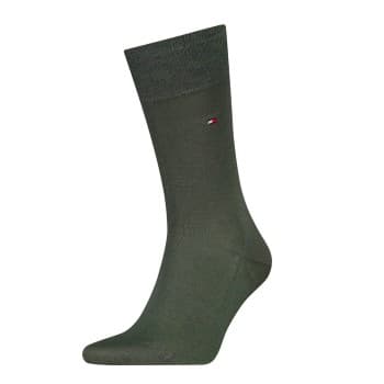 Tommy Hilfiger Strømper Premium Wool Socks Mørkgrå Str 47/48 Herre