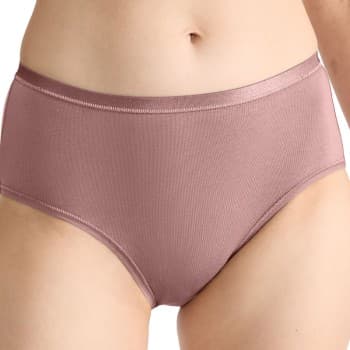 Sloggi Truser 3P GO Daily Cotton Midi Briefs Mørkrosa bomull Small Dame