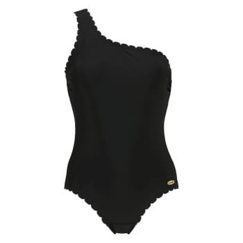 Damella Damella Alyssa Wavy Swimsuit Svart 48 Dame