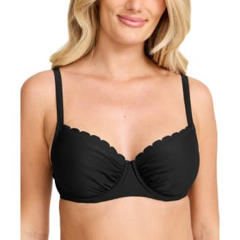 Damella Damella Grace Wavy Bikini Bra Svart D/E 46 Dame