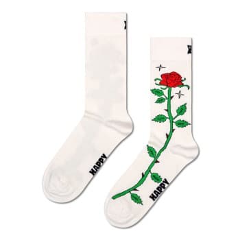 Happy Socks Happy socks Strømper Rose Sock Hvit Mønster Str 41/46
