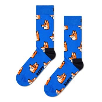 Happy Socks Happy socks Strømper Fox Sock Blå Str 41/46