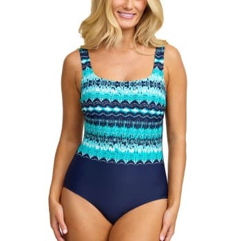 Damella Damella Patricia Swimsuit Blå Mønster 38 Dame