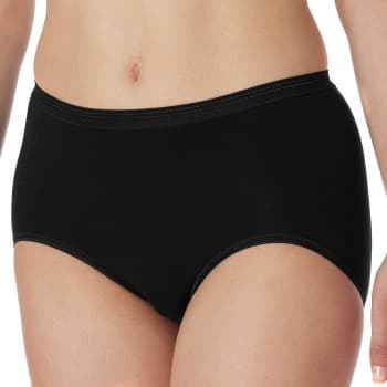 Schiesser Truser Luxury Brief Svart bomull X-Large Dame