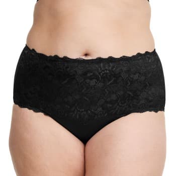 Swegmark Swegmark Truser Lace Maxi Briefs Svart polyamid 2XL Dame