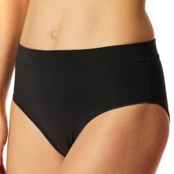 Schiesser Truser Unique Cotton Rio Brief Svart bomull 4XL Dame