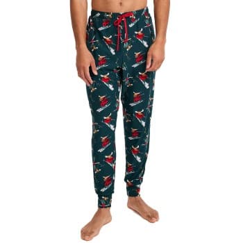 Jockey Pants Jogger Grønn Mønster polyester XX-Large Herre